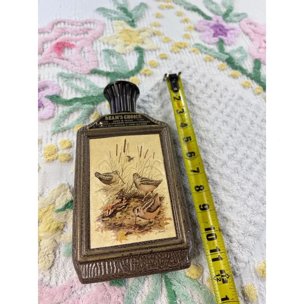 Vintage Beam's Choice James Lockhart Woodcock Bird Bourbon Whiskey Decanter 11